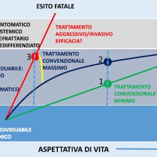 Rappresentazione schematica della progressione della radiodermite cronica