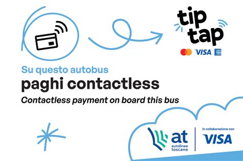 Foto di un biglietto del trasporto pubblico e di un terminale di pagamento contactless