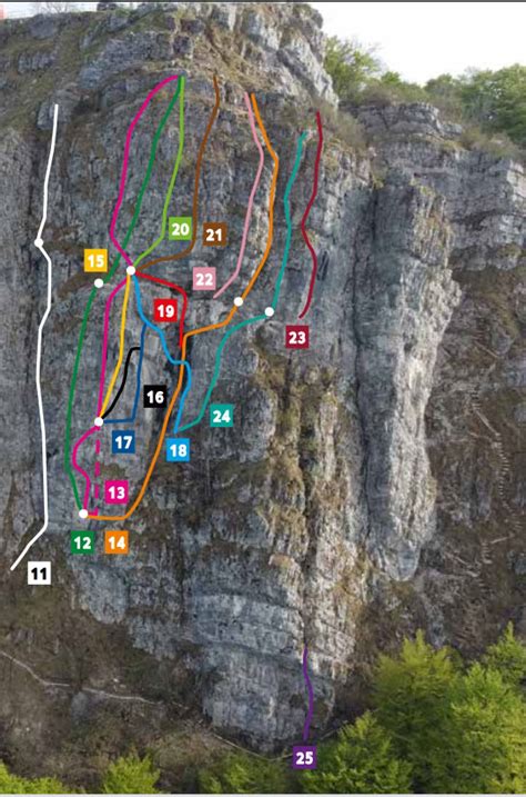 Infografica della geologia del Campo dei Fiori e della palestra di roccia