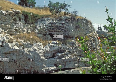 Schema del Golgota e dell'ubicazione della roccia della crocifissione