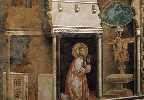 La preghiera di San Francesco davanti al Crocifisso di San Damiano (XIII sec., Giotto)