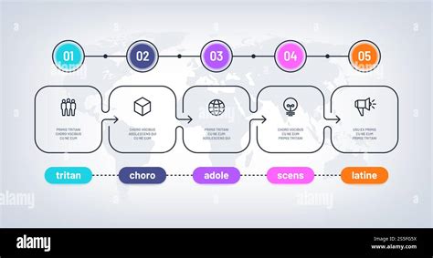 Infografica sulla cronologia del processo