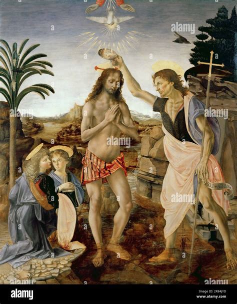 Tematica: L'influenza di Leonardo da Vinci nel Battesimo di Cristo del Verrocchio