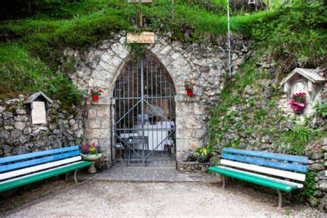 Mappa del percorso a piedi da Vigo di Fassa alla Grotta di Lourdes