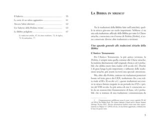 tabella comparativa delle diverse traduzioni della Bibbia nel corso dei secoli