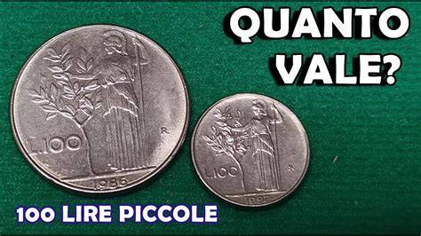 Confronto tra le 100 Lire Vaticane con Carità e Fides