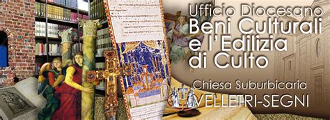 Schema organizzativo della Diocesi Velletri-Segni per i Beni Culturali e l'Edilizia di Culto