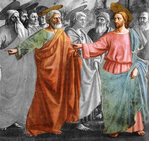 Rappresentazione di Gesù che paga il tributo