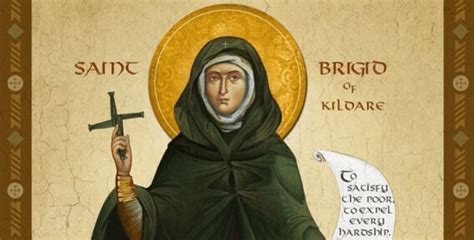 Illustrazione di Santa Brigida con la sua famiglia, che rappresenta una 