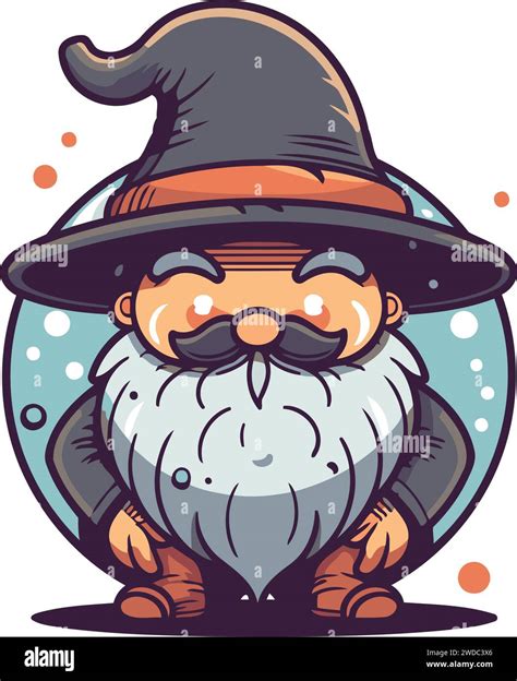 Illustrazione di un eremita Ruesi in meditazione con barba lunga e copricapo.