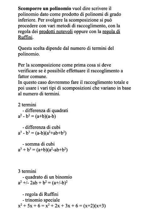 Scomposizione visiva di un 