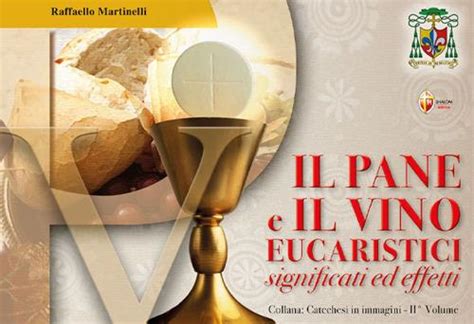 rappresentazione mistica dell'Eucaristia con elementi simbolici come il pane e il vino