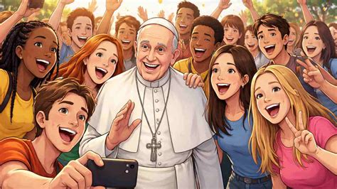 Papa Francesco in dialogo con i giovani in una parrocchia
