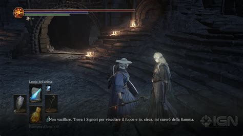 Occhi della Guardiana del Fuoco in Dark Souls 3