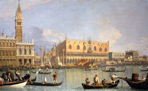 Veduta aerea del Canal Grande e del Palazzo Ducale a Venezia