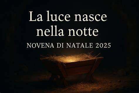 Immagine della chiesa durante la Novena di Natale