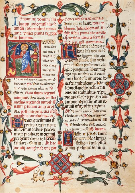 Manoscritto miniato proveniente dallo scriptorium di Cîteaux
