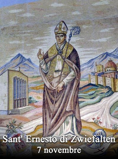 Sant'Ernesto di Zwiefalten in abiti monastici