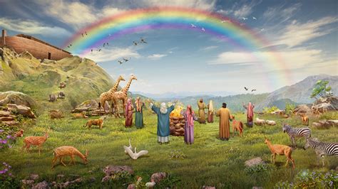 Arcobaleno come simbolo dell'alleanza di Dio con Noè
