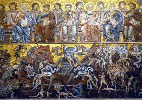 Mosaico del Giudizio Universale nel Battistero di Firenze