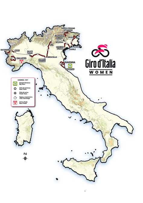 Mappa del percorso del Fosso dell'Eremo con i guadi evidenziati
