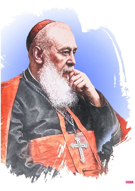 Ritratto del Cardinale Charles-Martial-Allemand Lavigerie, fondatore dei Padri Bianchi.