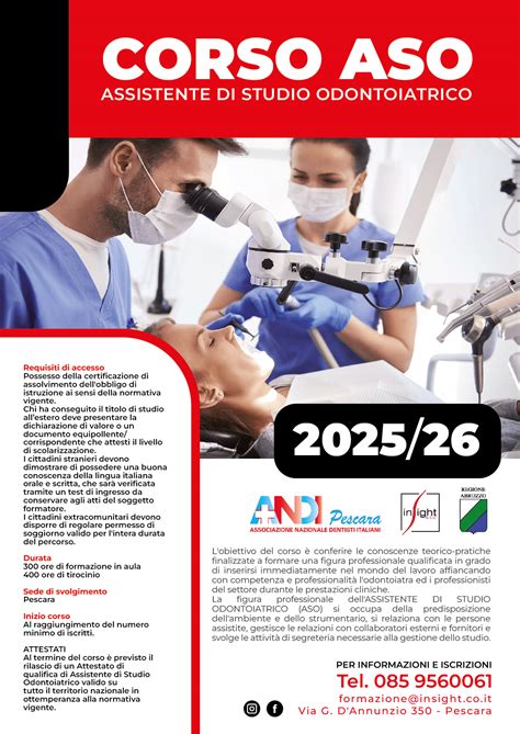 Elenco di professionisti e studi dentistici in formato lista
