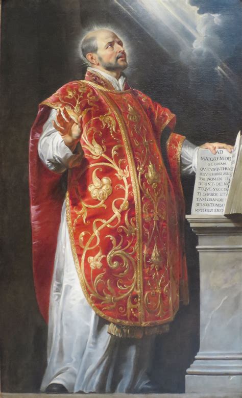 Ritratto di Sant'Ignazio di Loyola in preghiera