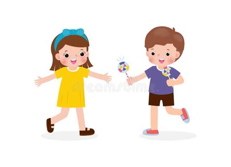 illustrazione di bambini che condividono e praticano la carità
