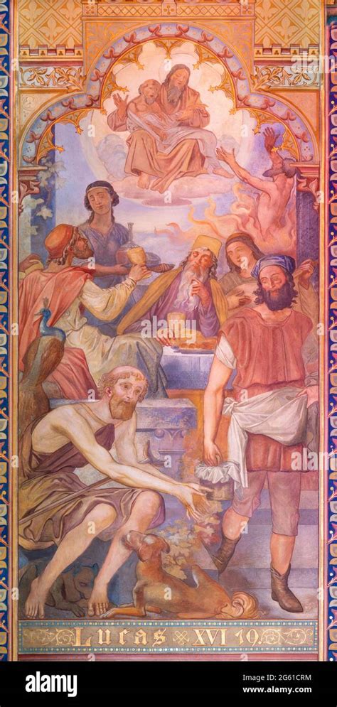 illustrazione della parabola del ricco e Lazzaro