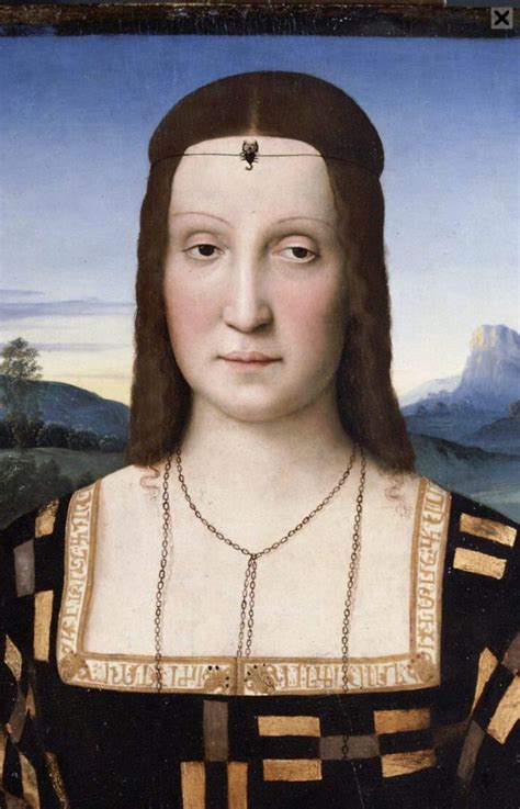 Ritratto della duchessa Elisabetta Gonzaga con gioiello a forma di scorpione