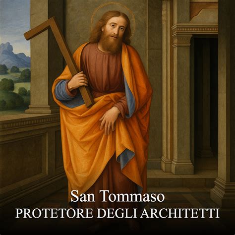 Illustrazione di San Tommaso Apostolo con le stigmate