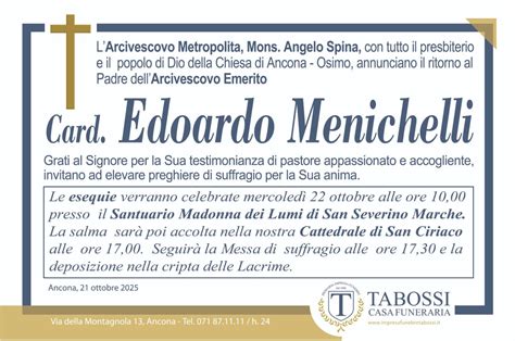 Foto del sepolcro del Cardinale Edoardo Menichelli nella Cripta delle Lacrime ad Ancona