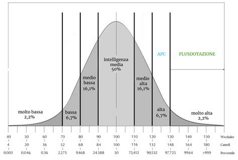 Grafico esemplificativo dei parametri colorati del test CEIA