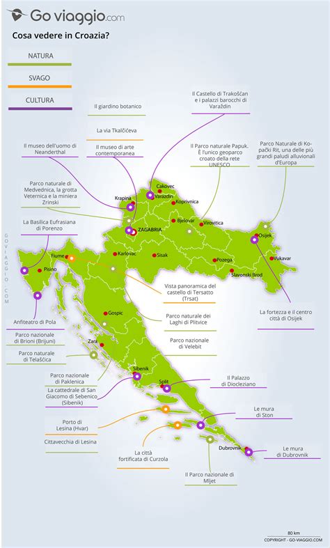 Mappa della Riviera del Quarnero con Opatija in evidenza