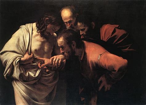 illustrazione della scena evangelica dell'incredulità di San Tommaso
