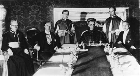 Foto storica della firma del Reichskonkordat a Roma