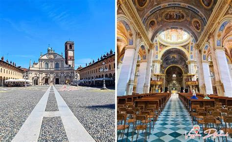 Foto dell'interno della Chiesa dell'Immacolata a Vigevano durante una funzione