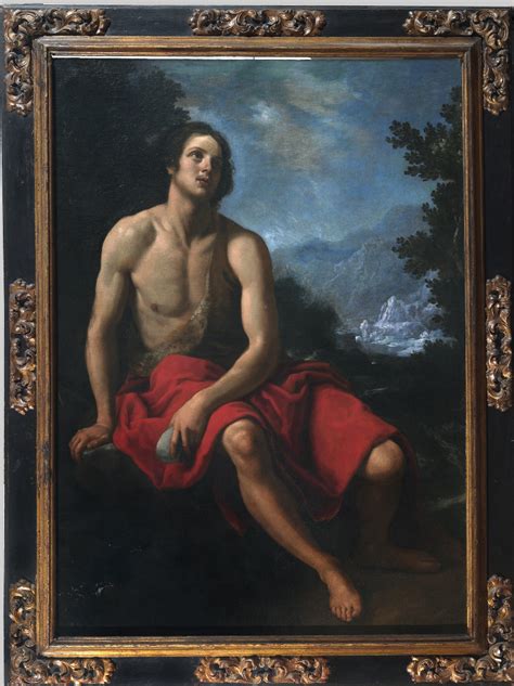 Dipinto devozionale raffigurante San Gerolamo o San Giovanni Battista