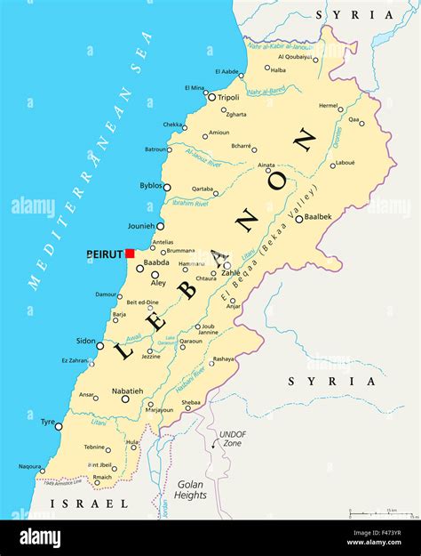 Mappa del Libano meridionale con evidenziato il villaggio di Debel