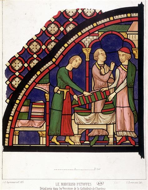 Dettaglio di una vetrata storica della Cattedrale di Beauvais