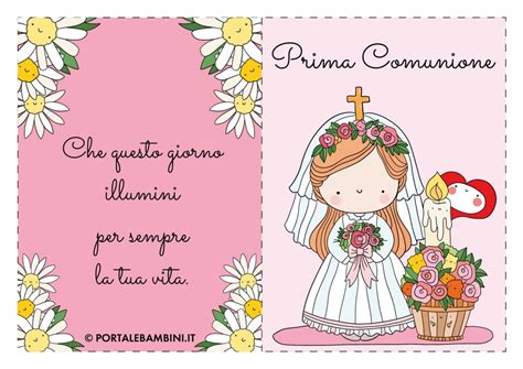 Biglietto per la Prima Comunione con decorazioni in gomma eva glitterata raffiguranti un calice