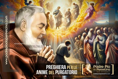 Icona che mostra anime in preghiera nel purgatorio, con figure angeliche che intercedono