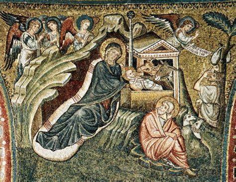 Mosaico della Natività di Jacopo Torriti nella Basilica di Santa Maria Maggiore