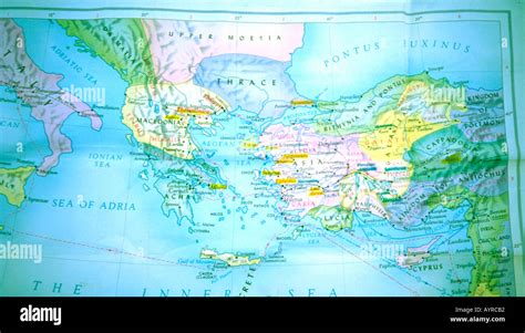 Mappa della Terra Santa con evidenziato il Patriarcato latino di Gerusalemme