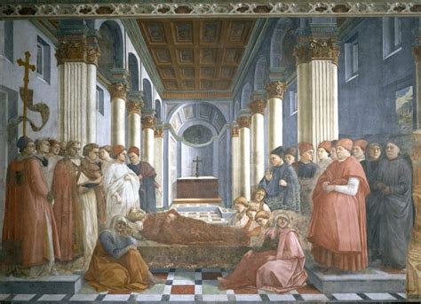 Affresco di Filippo Lippi con Enea Silvio Piccolomini