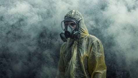 Illustrazione stilizzata di una casa circondata da fumo con una persona che indossa una mascherina.