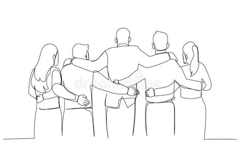 illustrazione di persone che si perdonano e si amano