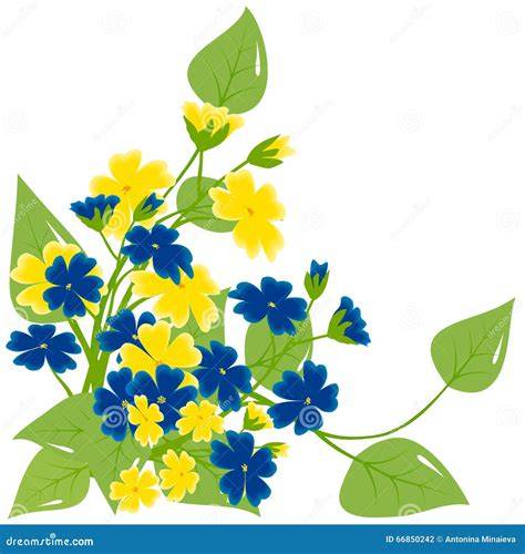 illustrazione con fiori gialli e il nome Ivana