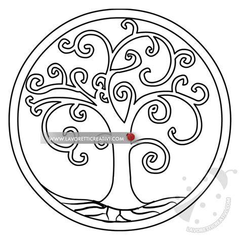 rappresentazione dell'albero della vita stilizzato con simboli cristiani